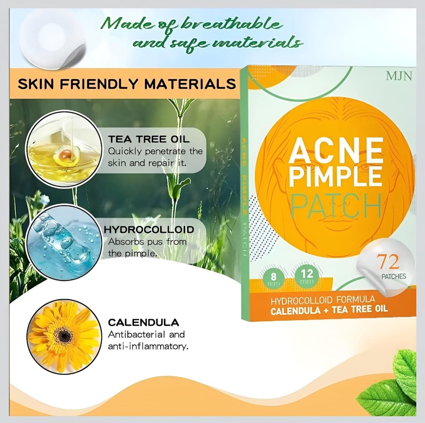Acne Clearing Pimple Patches (Pack of 2) 144 Patches